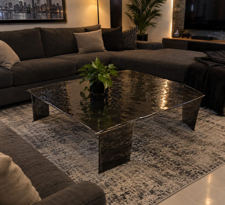 Mesa de centro textirizada