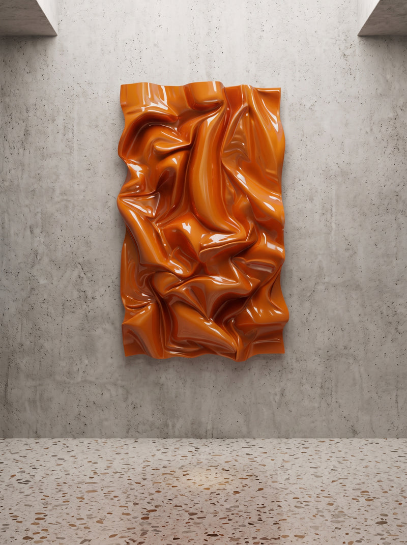 Sculptural Textured Wall Panel