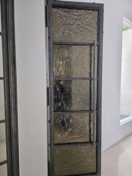 Decorative Textured Glass Doors