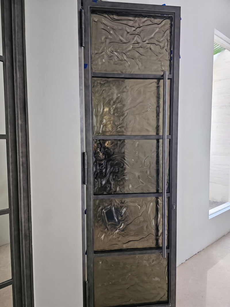 Decorative Textured Glass Doors