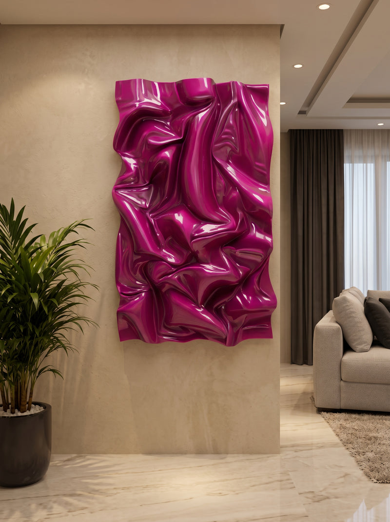 Sculptural Textured Wall Panel