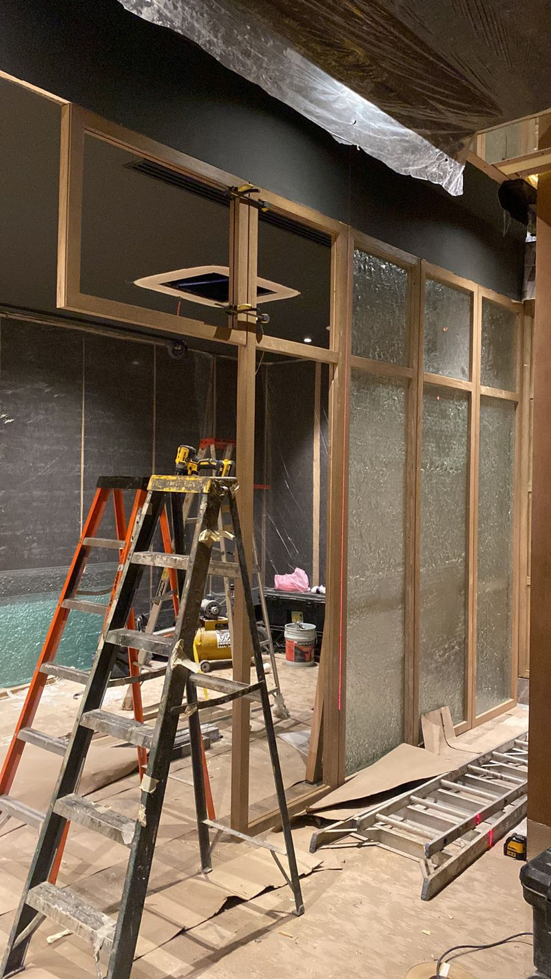 Club Industrial Glass Project | Architectural Glass Design