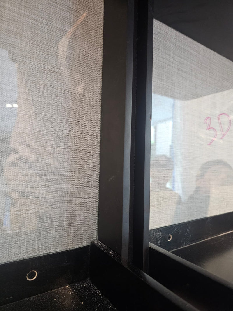 Back laminated glass