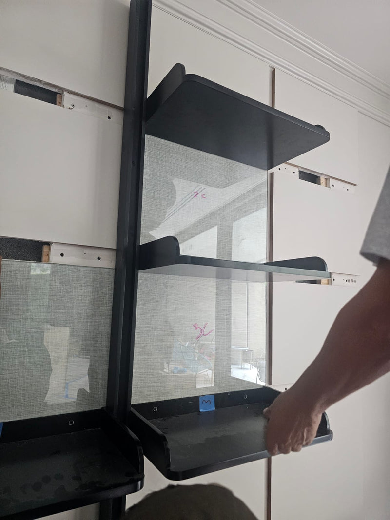 Back laminated glass