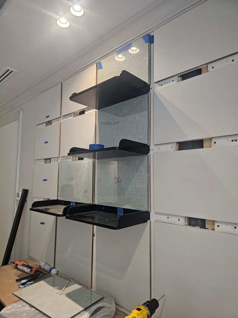 Back laminated glass