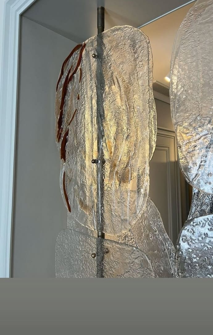 Organic Textured Glass Divider