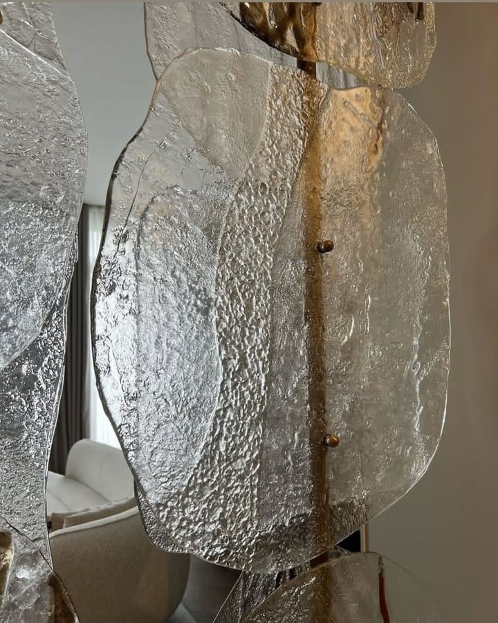 Organic Textured Glass Divider