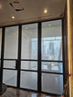 Fabric-Laminated Glass Office Partition