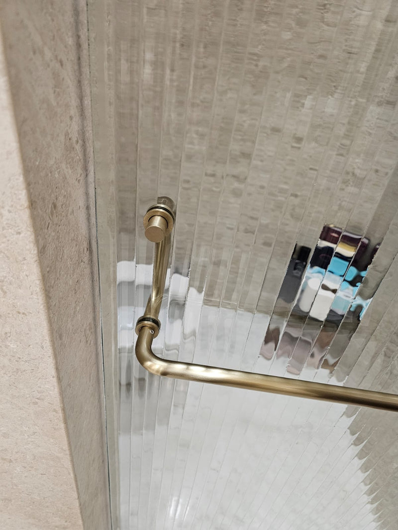 Decorative Textured Glass Doors