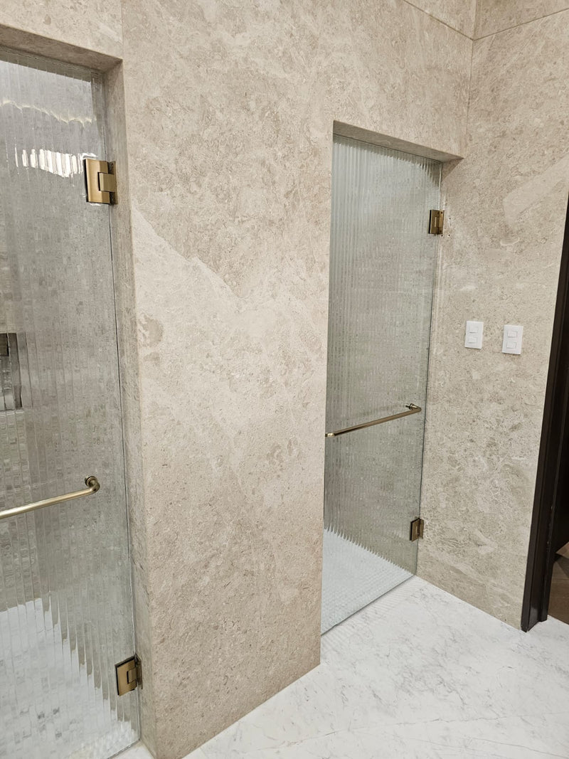 Decorative Textured Glass Doors