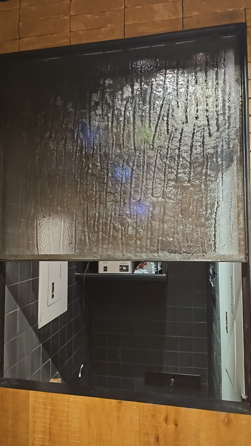 Textured Cast Glass Panel