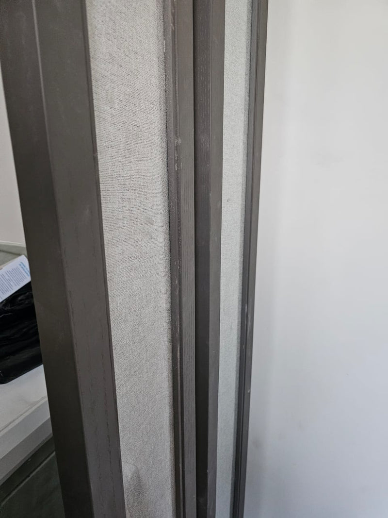Arched Fabric-Laminated Glass Divider