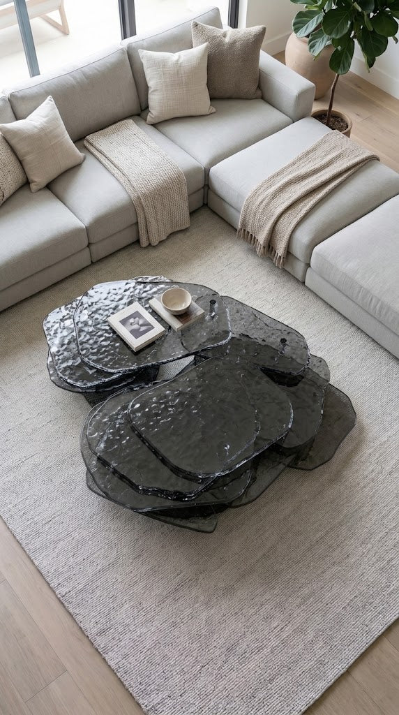 Laguna Glass Coffee Table