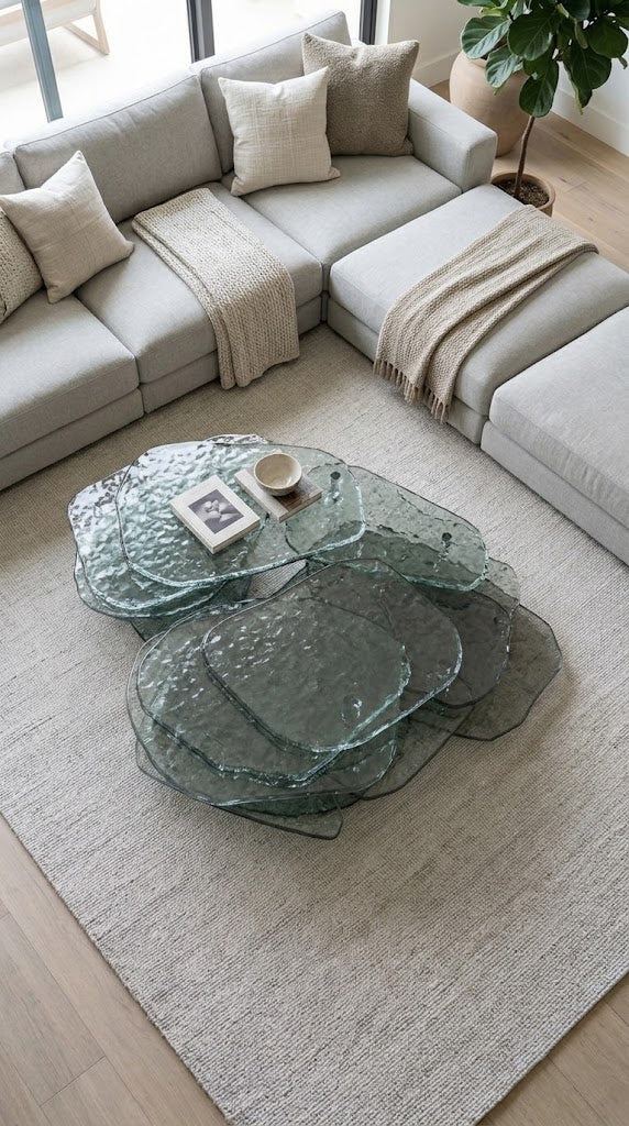 Laguna Glass Coffee Table