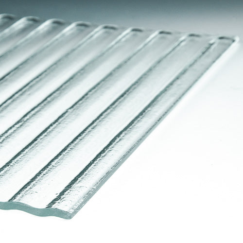 River Textured Glass Panel | Architectural Cast Glass