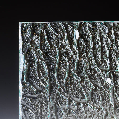 Alba Aurora Textured Glass Panel | Architectural Cast Glass