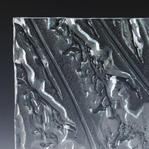 SAEZ Wave Textured Glass Panel | Architectural Cast Glass