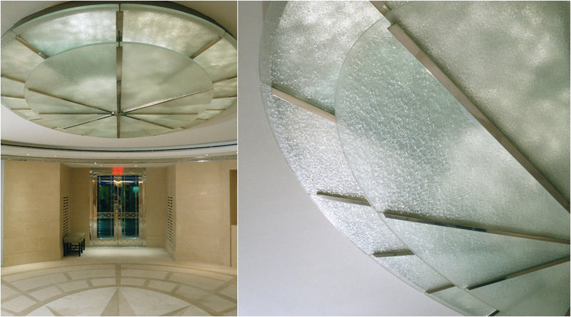 Gant Aggregate Textured Glass Panel | Architectural Cast Glass