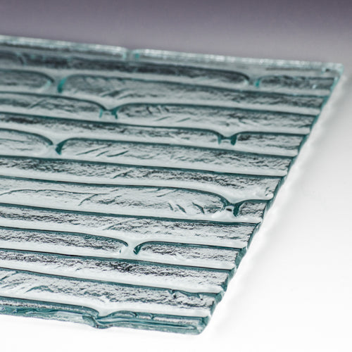 Island Mosaic Textured Glass Panel | Architectural Cast Glass