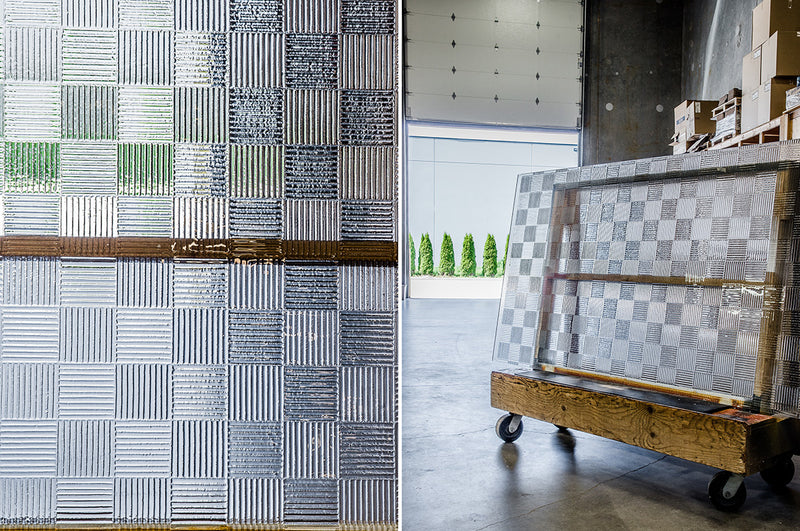 Patterns Textured Glass Panel | Architectural Cast Glass