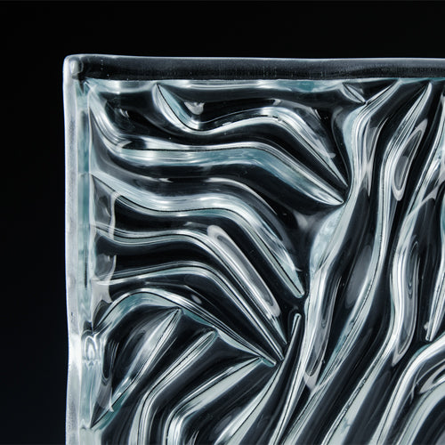 Roots Groove Textured Glass Panel | Architectural Cast Glass