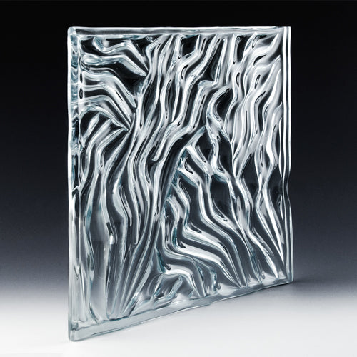 Roots Groove Textured Glass Panel | Architectural Cast Glass