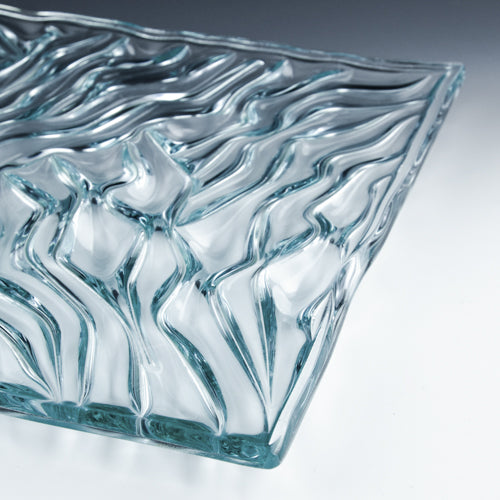 Roots Groove Textured Glass Panel | Architectural Cast Glass
