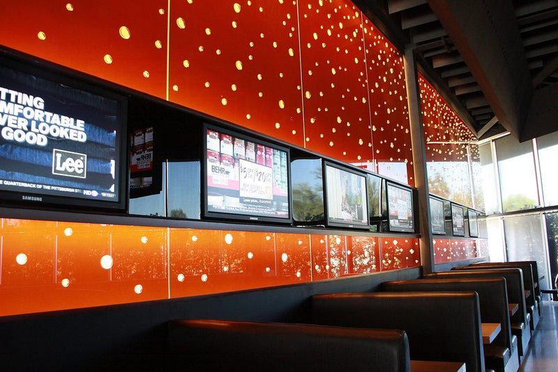 Republic Restaurant Glass Partitions | Architectural Glass Design