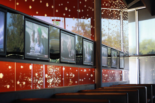Republic Restaurant Glass Partitions | Architectural Glass Design