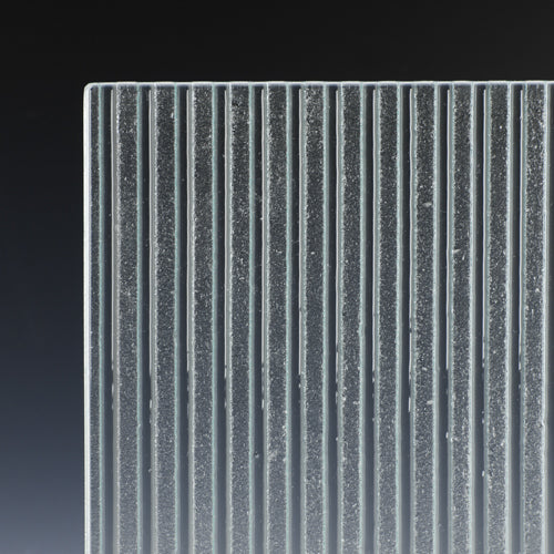 LINE Linear XL Textured Glass Panel | Architectural Cast Glass