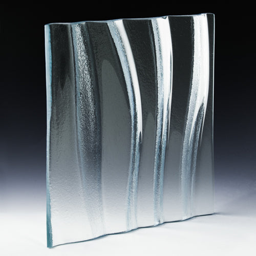 CONTOUR XL Mirage Textured Glass Panel | Architectural Cast Glass