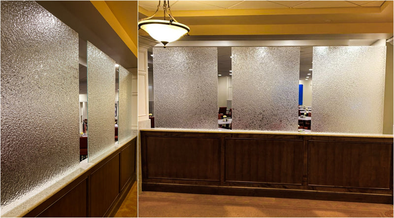 Gant Aggregate Textured Glass Panel | Architectural Cast Glass
