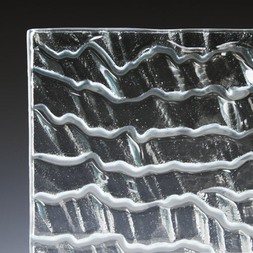 Rugged Range Textured Glass Panel | Architectural Cast Glass