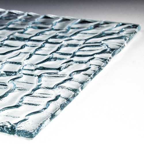 Rugged Range Textured Glass Panel | Architectural Cast Glass