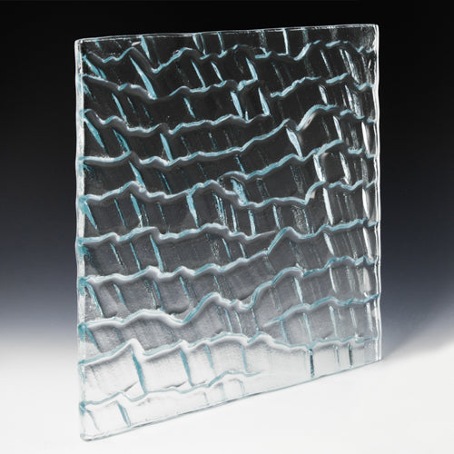 Rugged Range Textured Glass Panel | Architectural Cast Glass