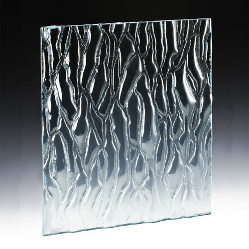 XINET Rivulet Textured Glass Panel | Architectural Cast Glass
