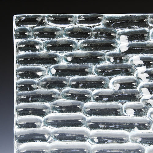 Takama Runnel Textured Glass Panel | Architectural Cast Glass