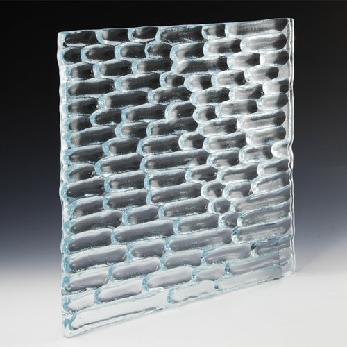 Takama Runnel Textured Glass Panel | Architectural Cast Glass