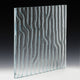 Uxmal Sandtide Textured Glass Panel | Architectural Cast Glass