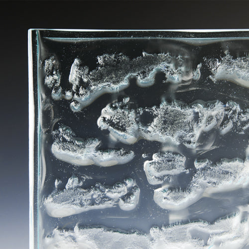 Frida Stratos Textured Glass Panel | Architectural Cast Glass