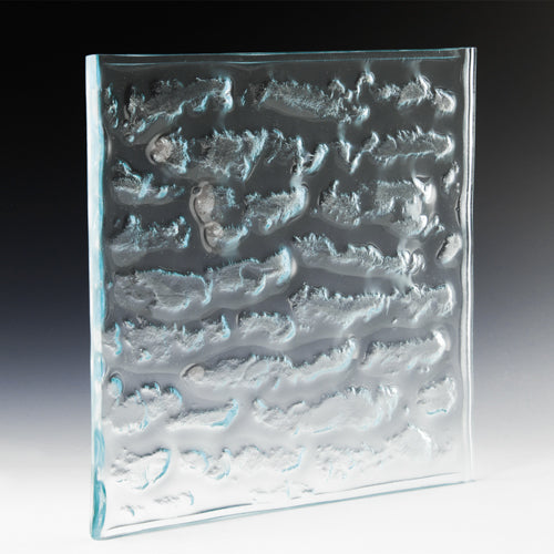 Frida Stratos Textured Glass Panel | Architectural Cast Glass