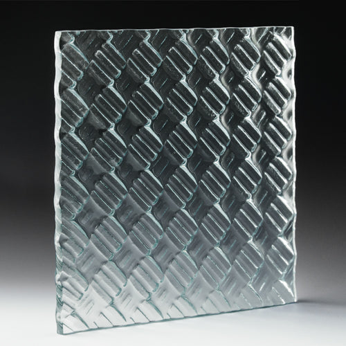 Okono Treo Textured Glass Panel | Architectural Cast Glass