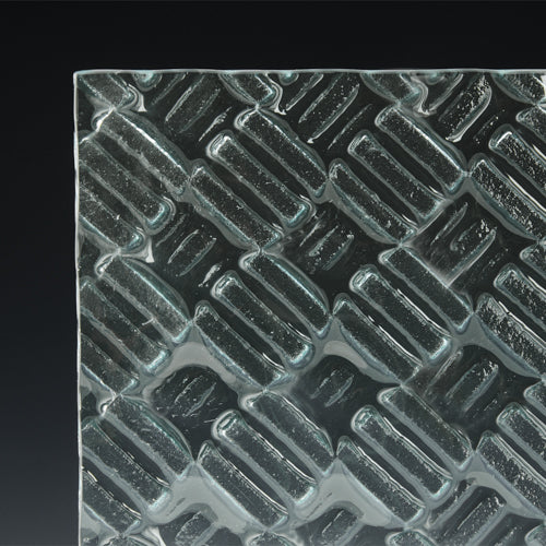 Okono Treo Textured Glass Panel | Architectural Cast Glass