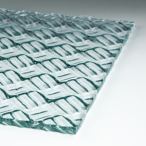 Okono Treo Textured Glass Panel | Architectural Cast Glass