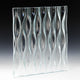 Candle Wavelet Textured Glass Panel | Architectural Cast Glass