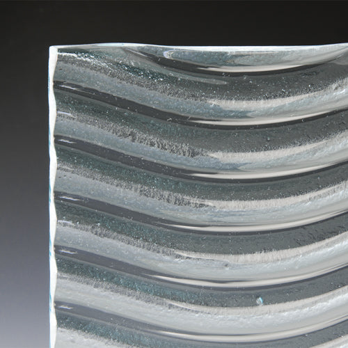 Reo Wave Textured Glass Panel | Architectural Cast Glass